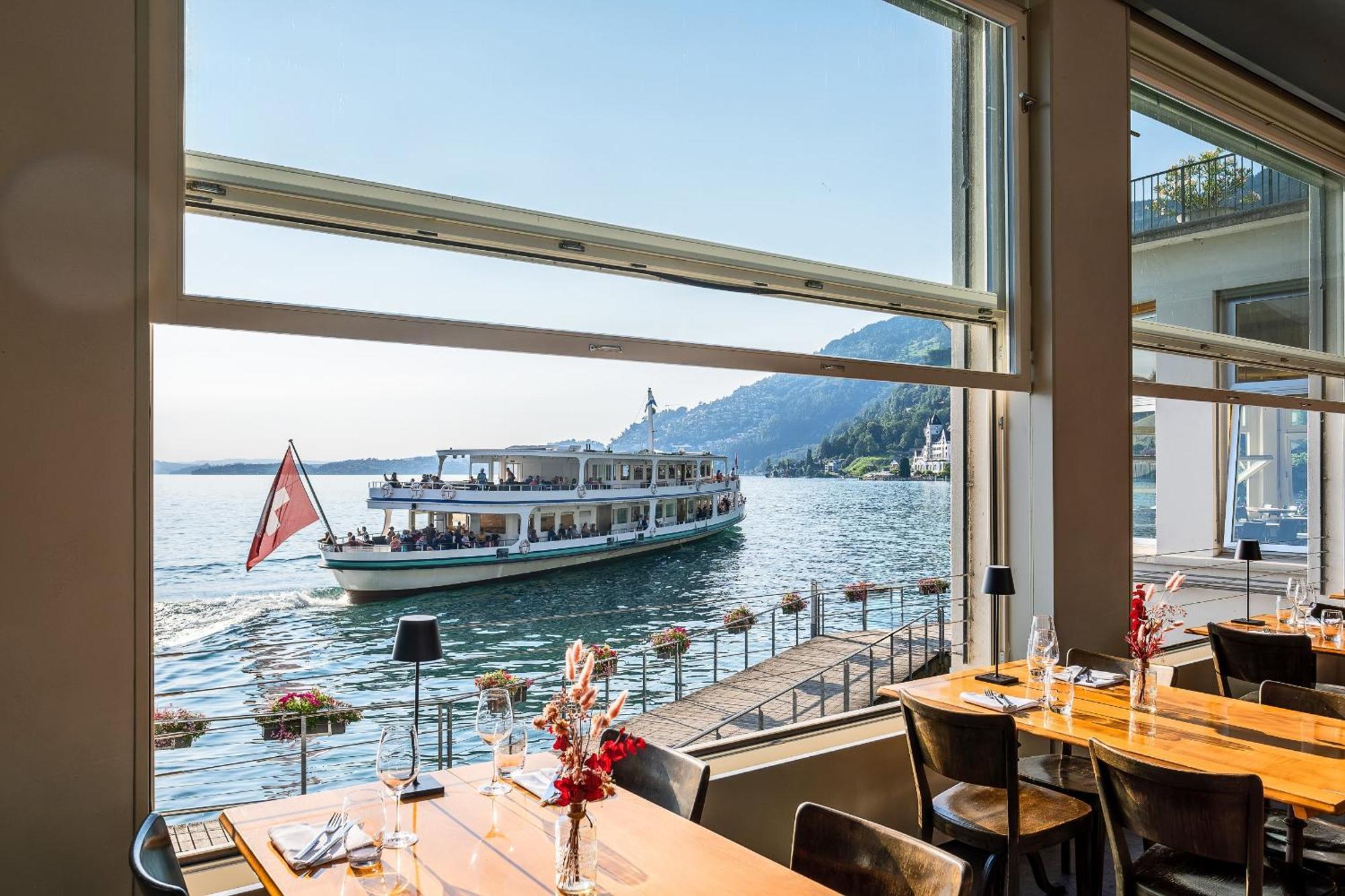 Hotel Terrasse Am See วิทซ์เนา ภายนอก รูปภาพ